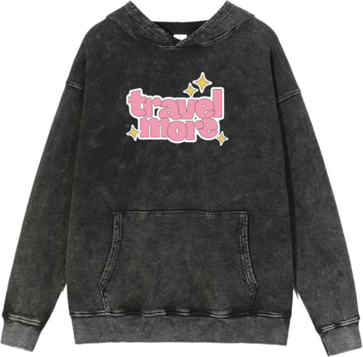 travel travellar Oversize Hoodie Washed gray 2