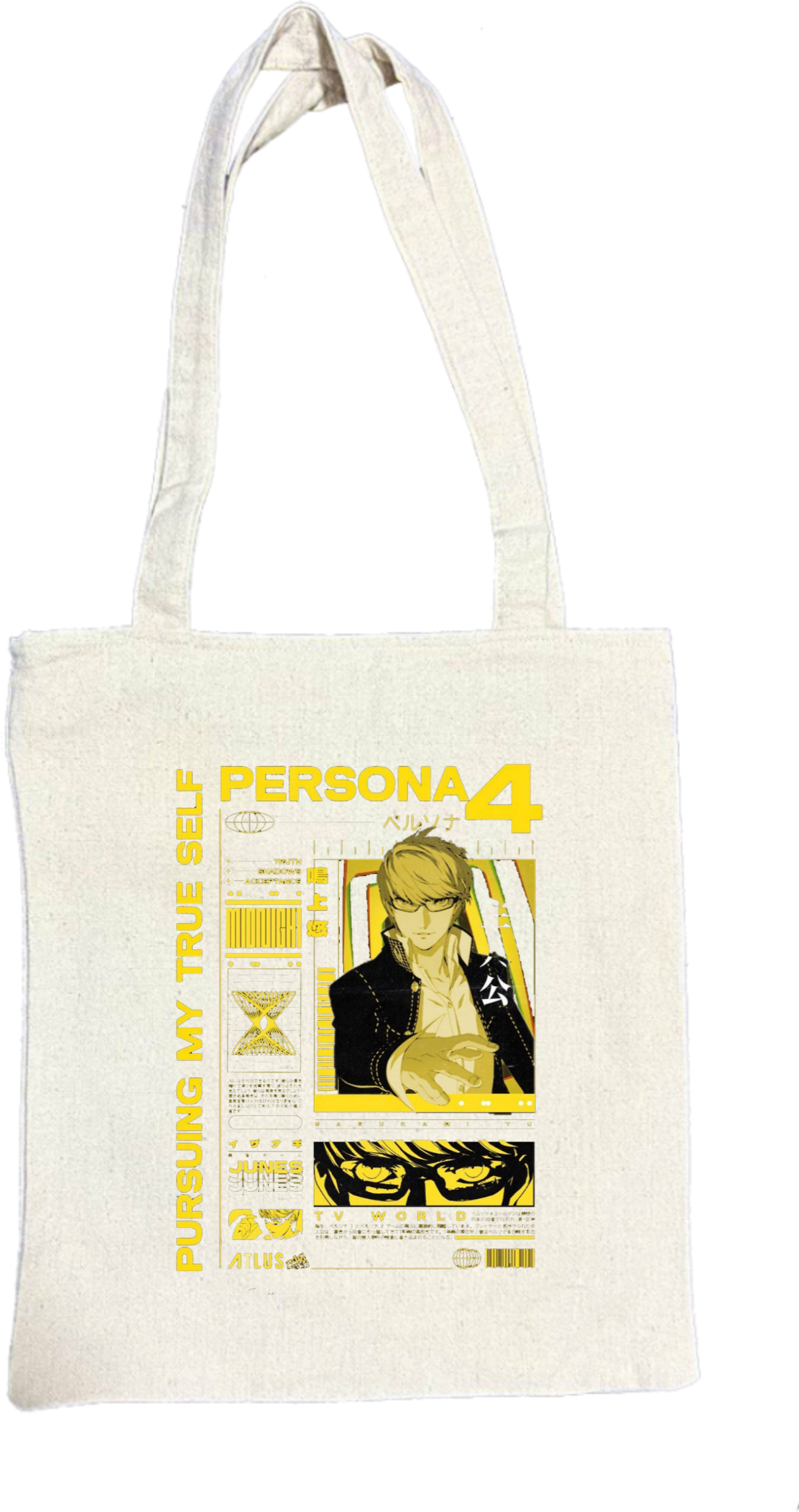 Persona 4 Tote Bag beige 4