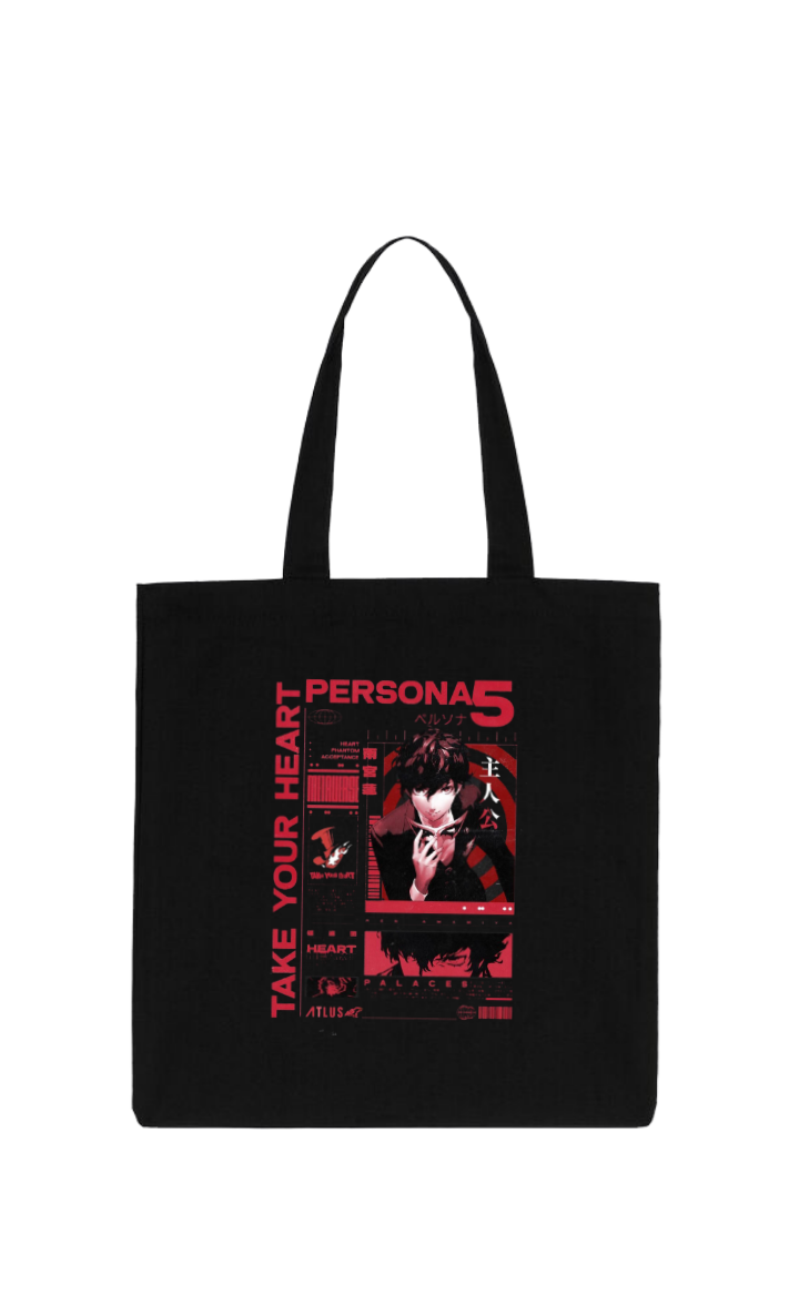 Persona 5 Tote Bag black 3