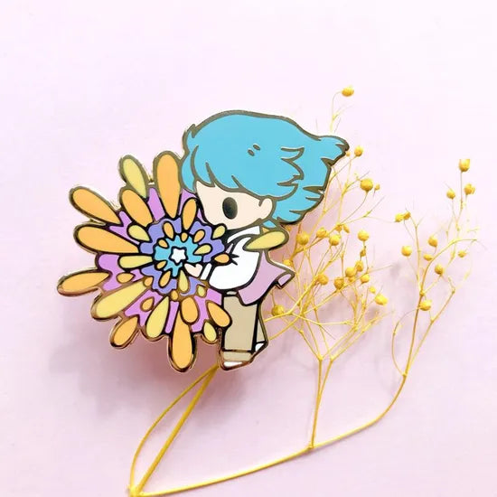 Studio Ghibli Japanese anime-style brooch pin featuring the character Sophie