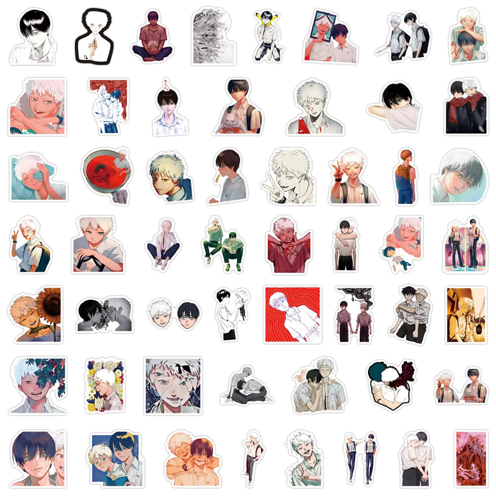 10/30/50pcs The Summer Hikaru Died Anime Cartoon Stickers Waterproof Graffiti Sticker DIY Guitar Notebook Phone Cool Sticker Toy