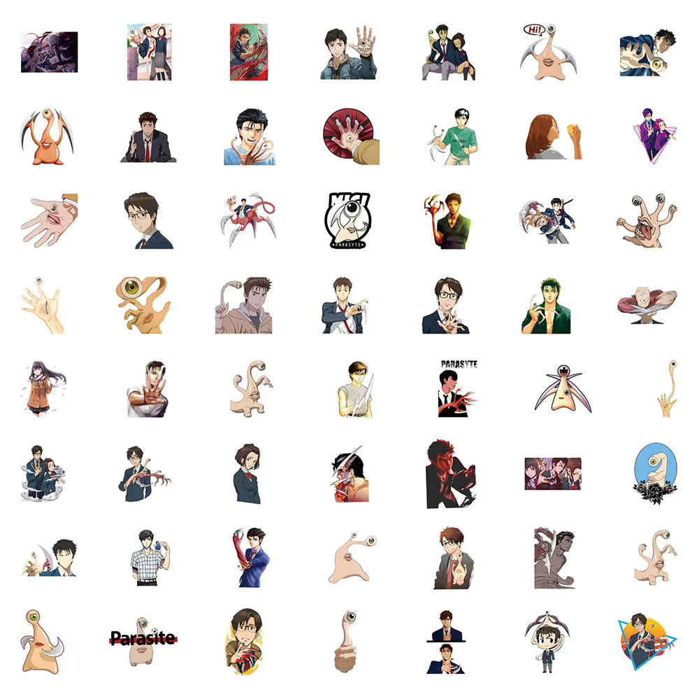 10/30/50pcs Anime Parasyte Stickers Cool Graffiti Decals Toy Waterproof DIY Luggage Phone Motorcycle Cartoon Manga Sticker Decor