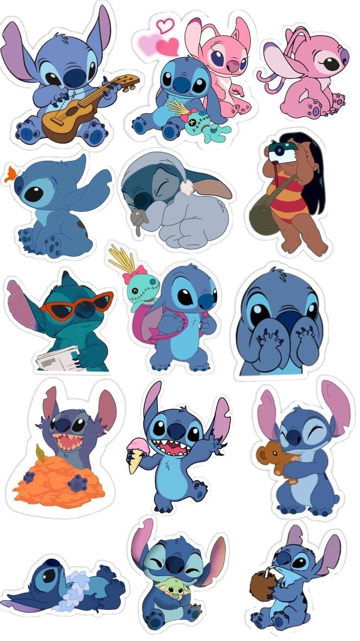 stitch stickers sheet 10