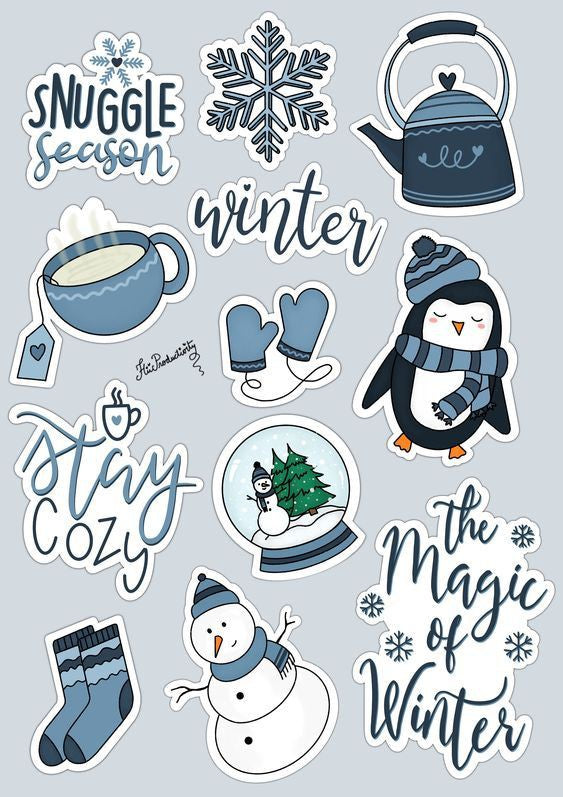 SNUGGLE Season winter Itay Cozy the Magic of Winter Sticker 72
