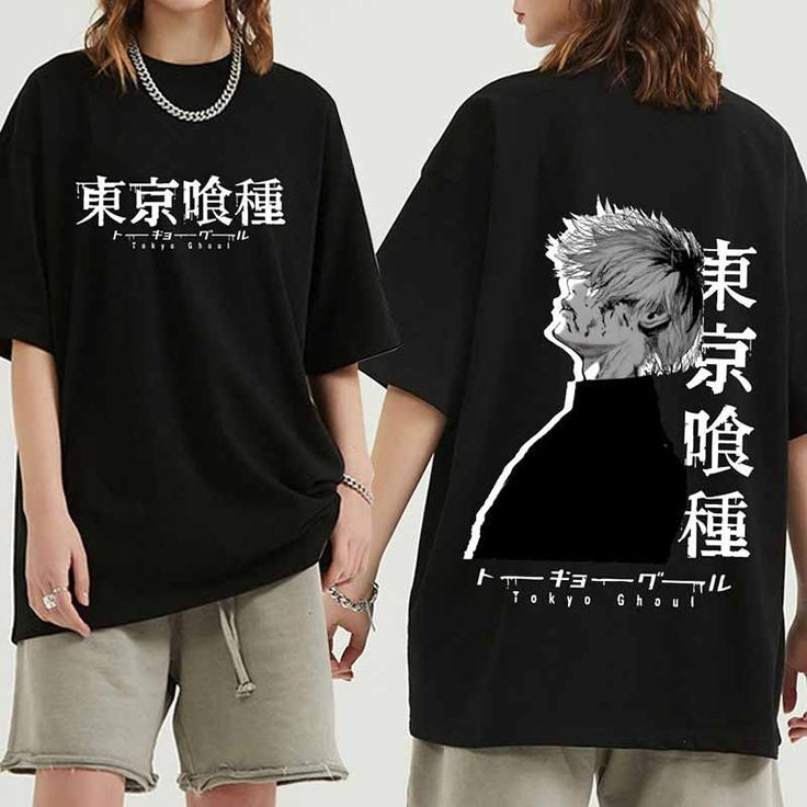Tokyo ghoul t- shirt Oversize Black 1 R