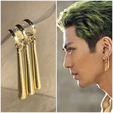 One Piece Roronoa Zoro Ear Accessory Earrings Anime Cosplay