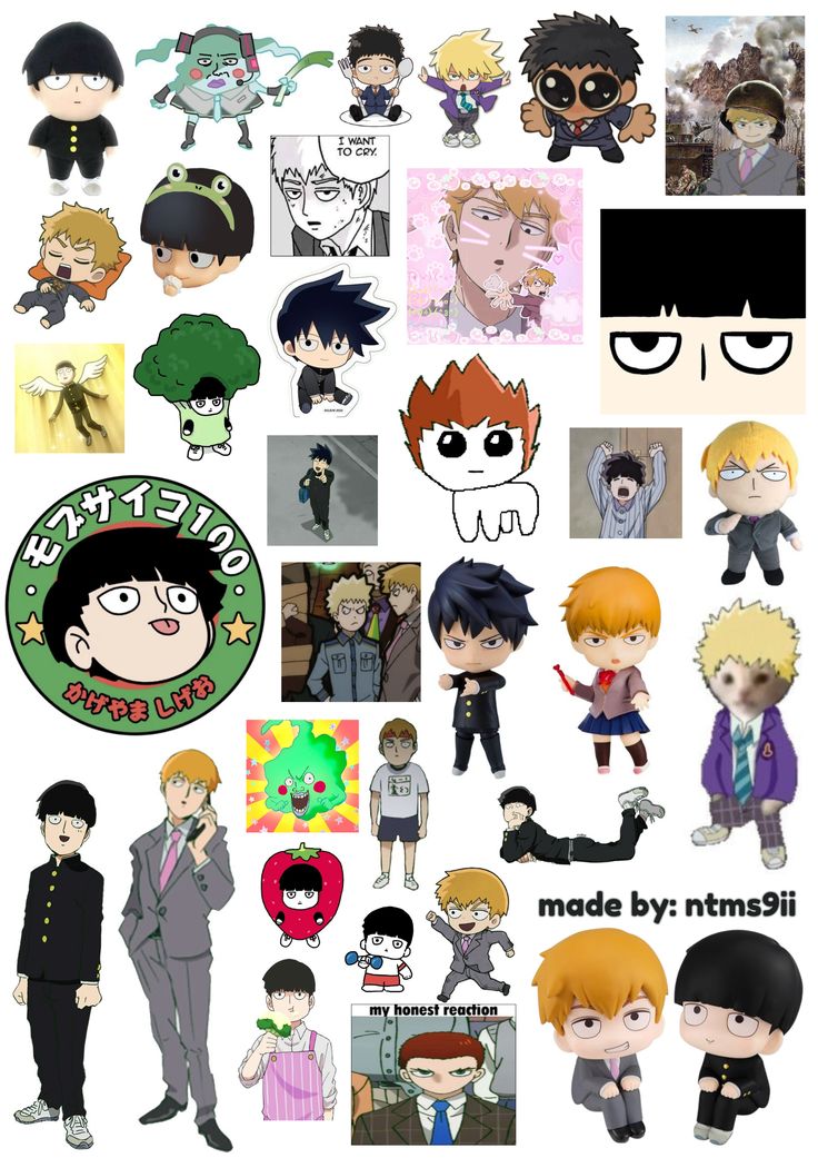 Mob Psycho 100 Sticker 3