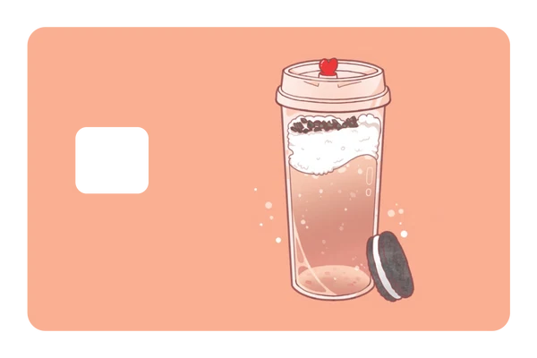 anime Oreo Cheese Milk credit debit card skin