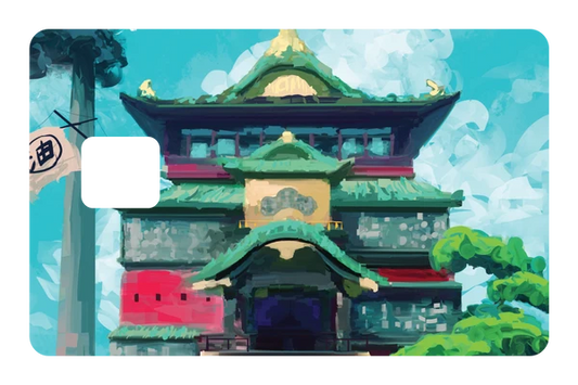 anime Bathhouse credit debit card skin