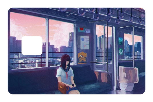 anime Metro Line credit debit card skin