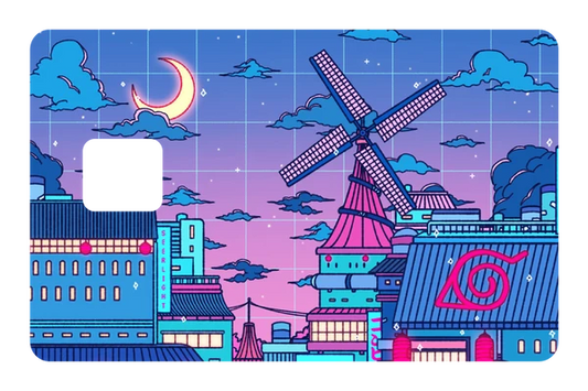 anime Cyber Punk Konoha II credit debit card skin