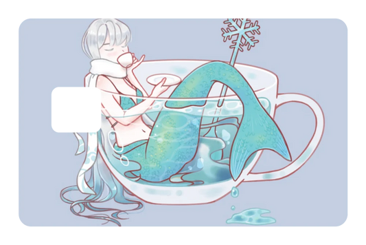 anime Winter Mermay credit debit card skin