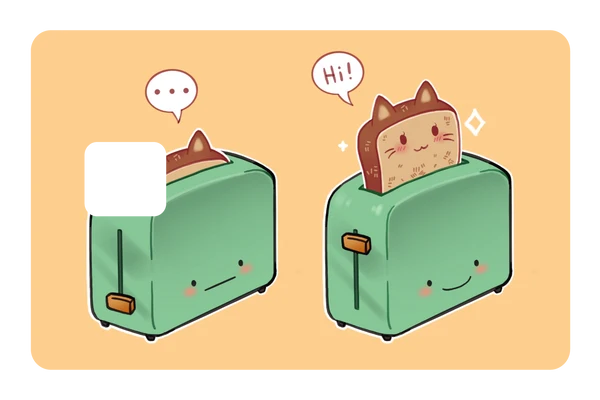 anime Cat Toast credit debit card skin