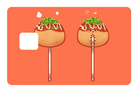 anime Takoyaki credit debit card skin
