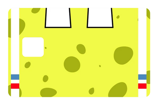 anime Spongy credit debit card skin