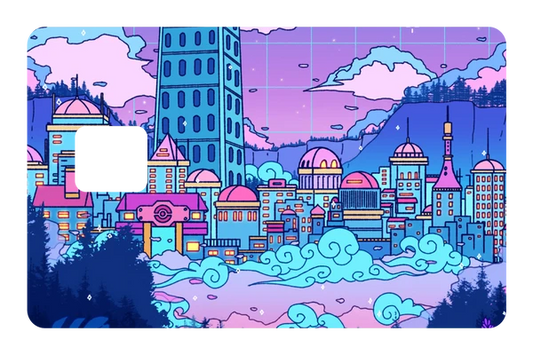 anime Lavender Town credit debit card skin