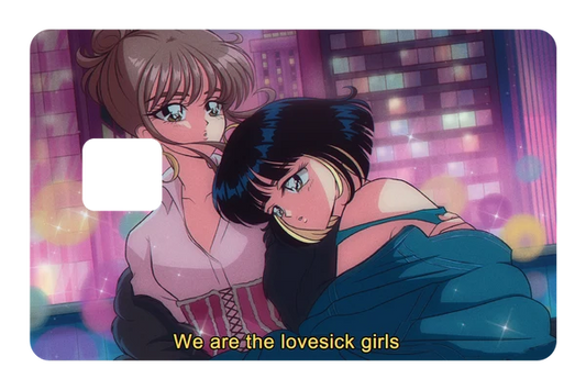anime Lovesick credit debit card skin