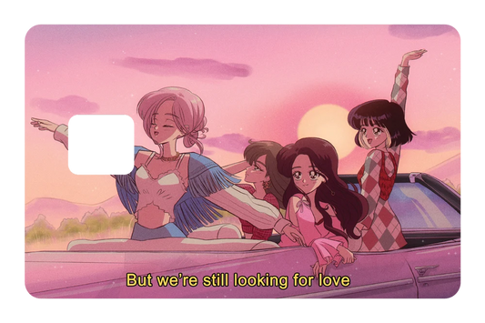 anime Looking For Love credit debit card skin