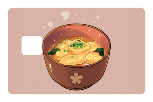anime Miso Soup credit debit card skin