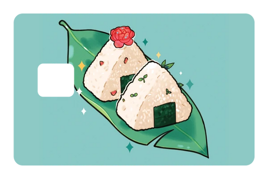 anime Onigiri credit debit card skin