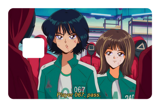 anime 067 and 240 credit debit card skin
