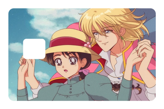anime Howl and Sophie credit debit card skin