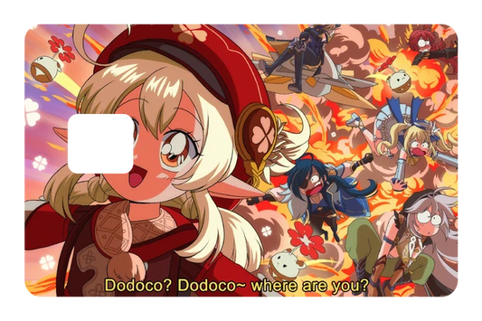 anime Klee Kaboom! credit debit card skin