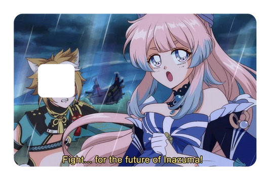 anime  Fighting for Inazuma credit debit card skin