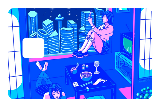 anime Nightfall credit debit card skin