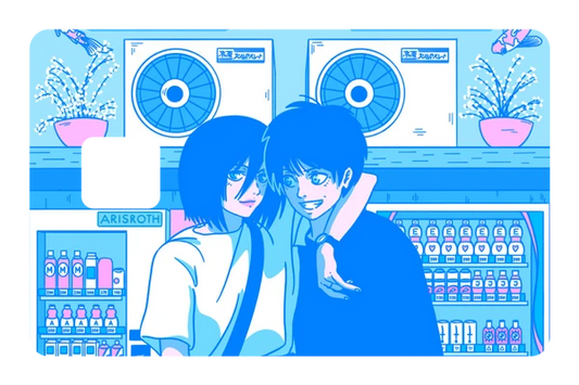 anime Summer Break credit debit card skin