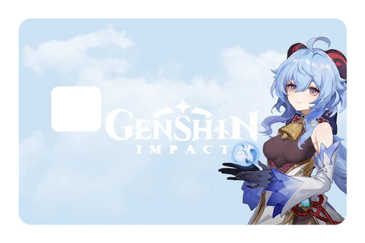 anime Ganyu credit debit card skin