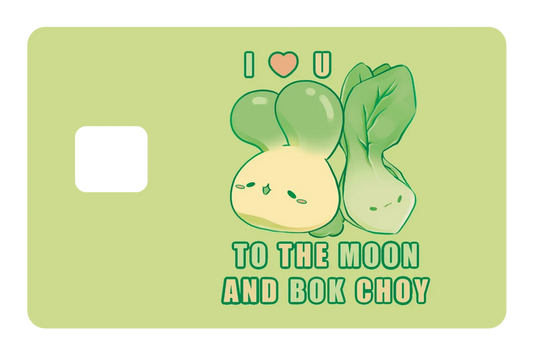 anime To the Moon and Bok Choy credit debit card skin