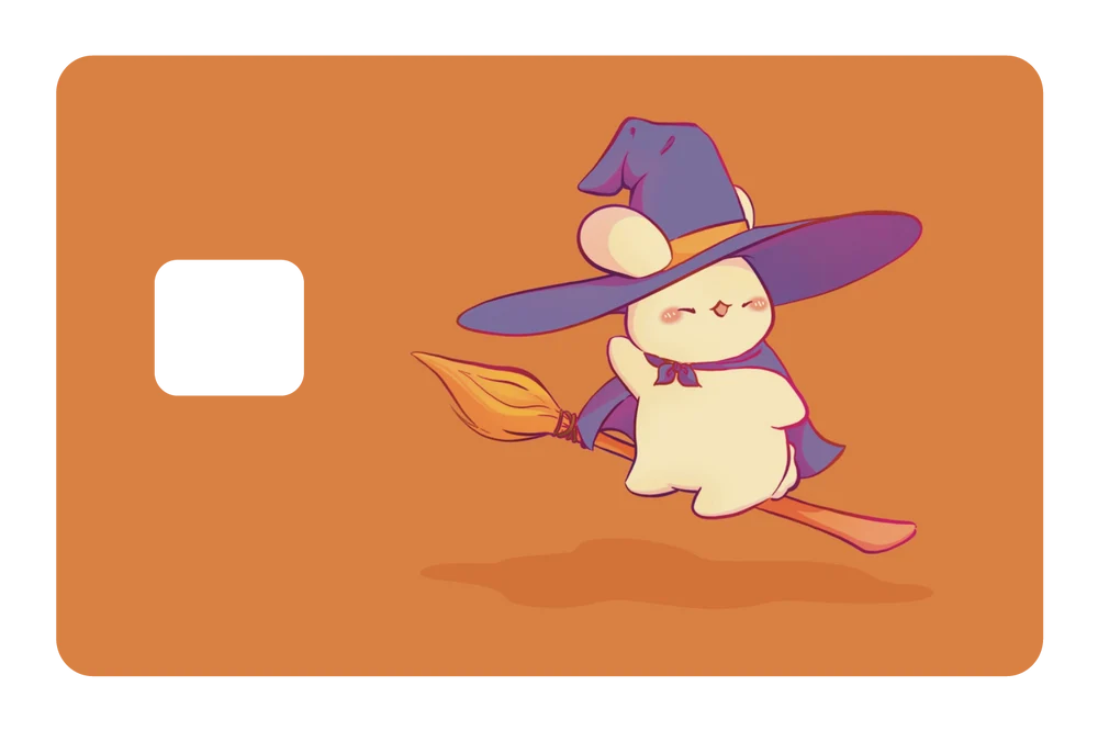 anime Witch Bunny credit debit card skin