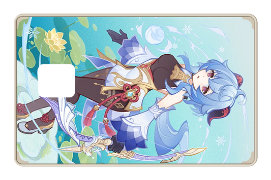 anime TCG Ganyu credit debit card skin