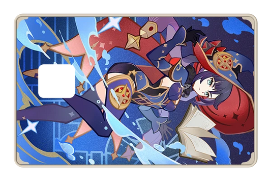 anime TCG Mona credit debit card skin