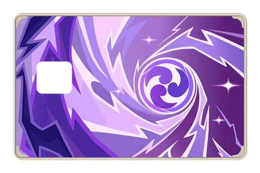 anime TCG Electro credit debit card skin