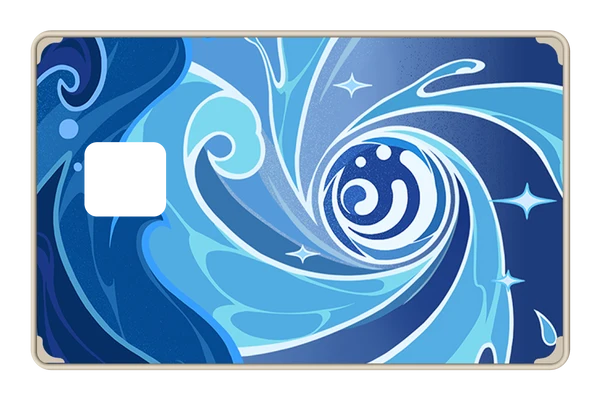 anime TCG Hydro credit debit card skin