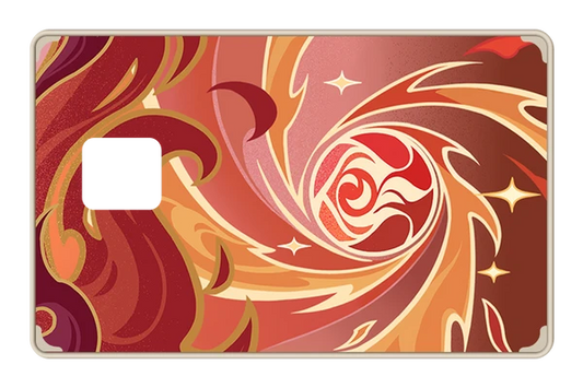 anime TCG Pyro credit debit card skin