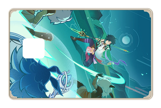 anime TCG Guardian Yaksha credit debit card skin