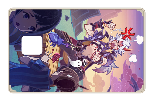 anime TCG Itto Angry credit debit card skin