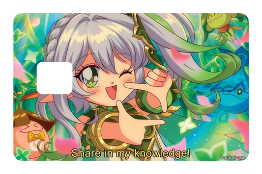 anime Nahida credit debit card skin