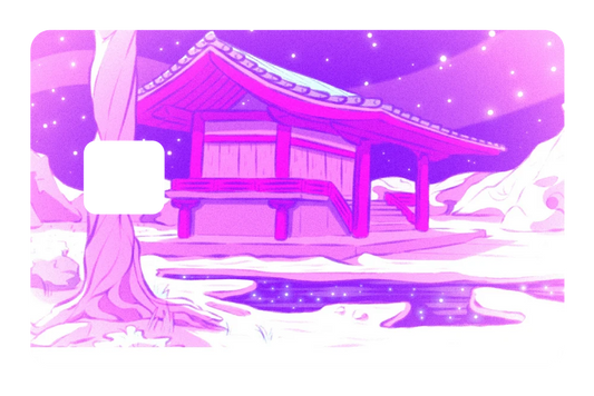 anime Pagoda credit debit card skin