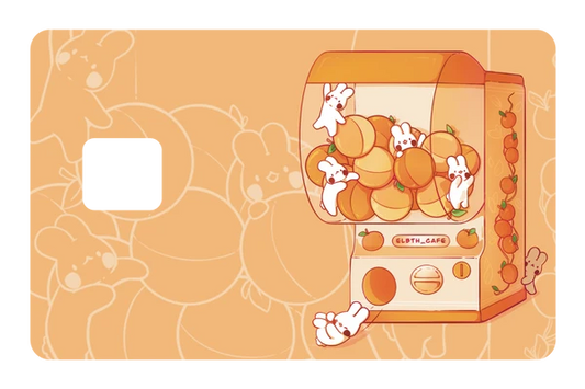 anime Bunny Gacha credit debit card skin