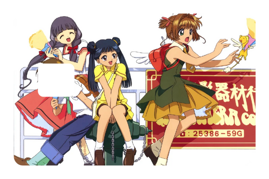 anime Friends and Fun credit debit card skin