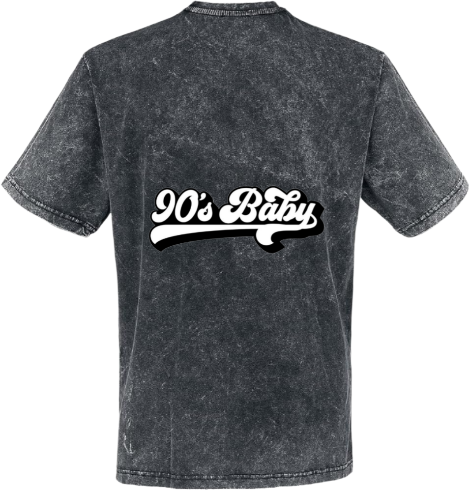 90's Baby t- shirt One Size Washed Back 100