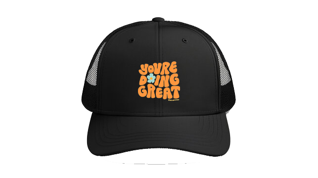 Baseball cap Black YOU'RE DOING GREAT 146