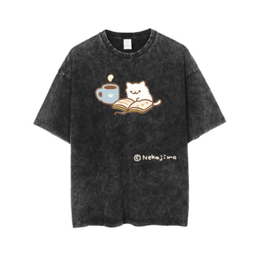 cat One Size t- shirt  Washed 100