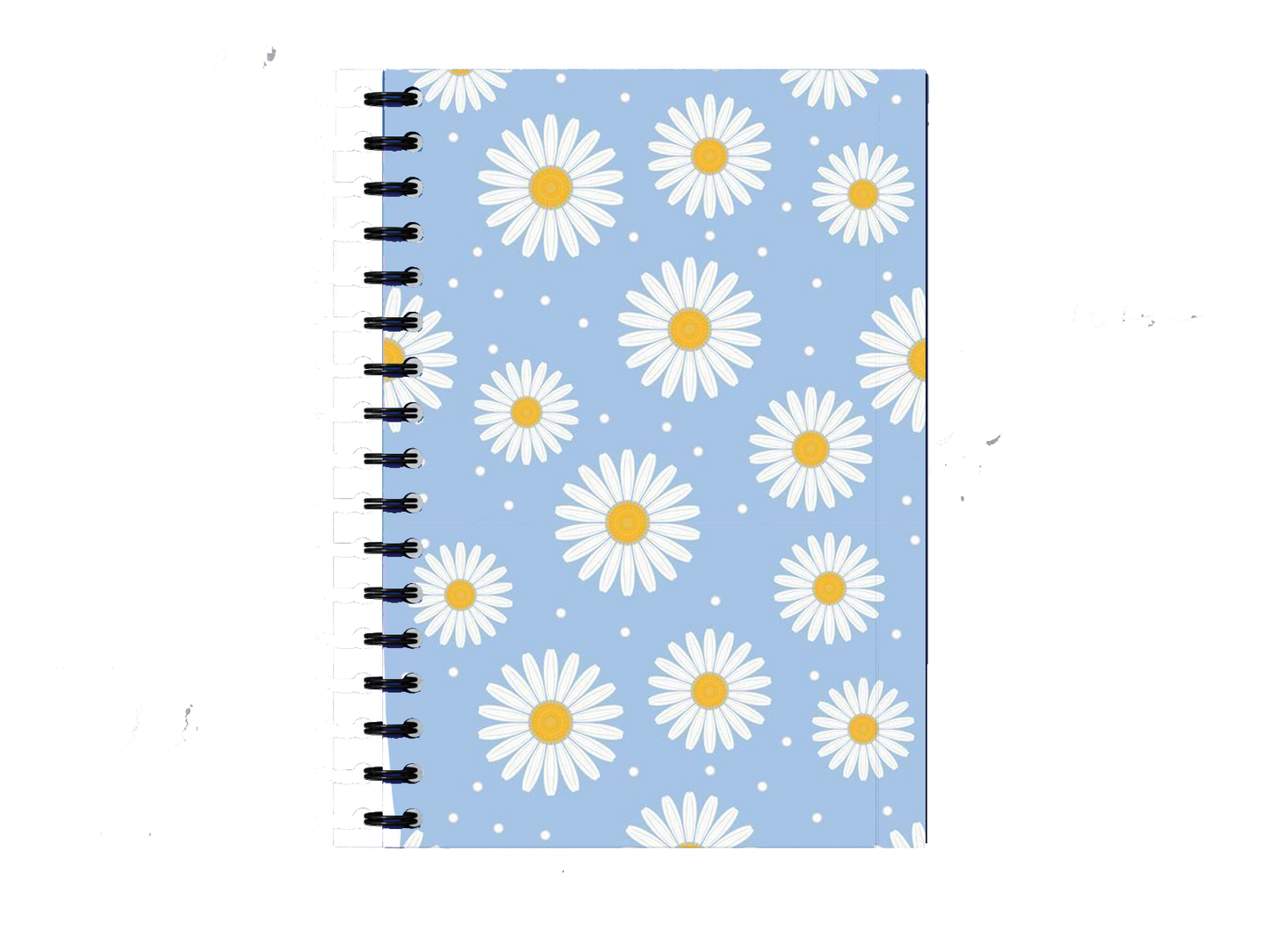 Daisy Pattern Notebook A5 100