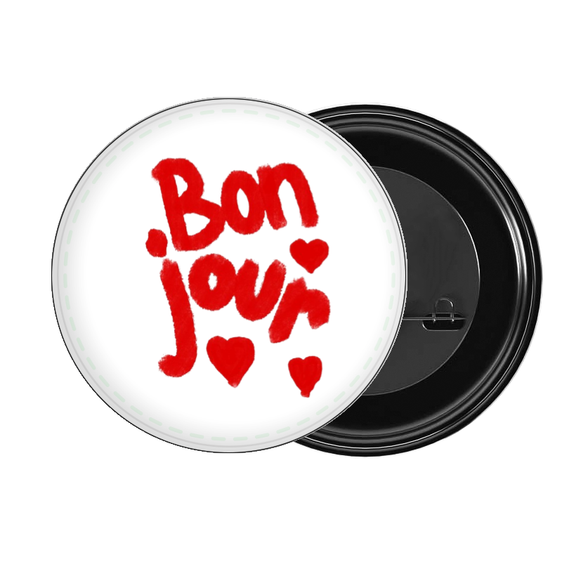 brooch Bonjour 100