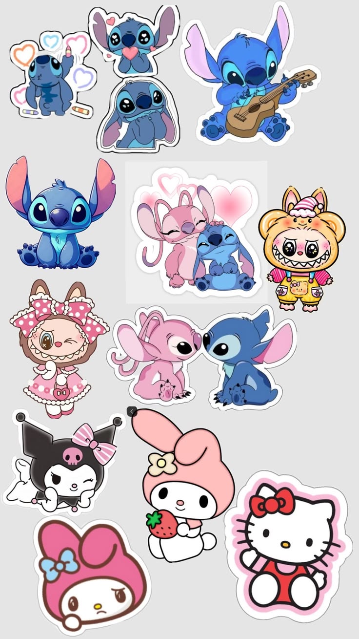 stitch stickers sheet 8